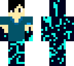 fire blue boy