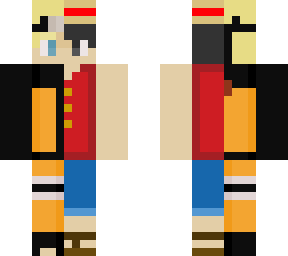 mi luffy mi naruto skin