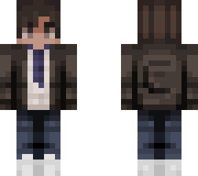 - suit and tie -