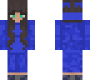 blue girl