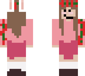 Hannah Red Rabbits MCC Scuffed | Minecraft Skin