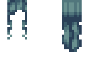 teal, long hair || free base, pls credit