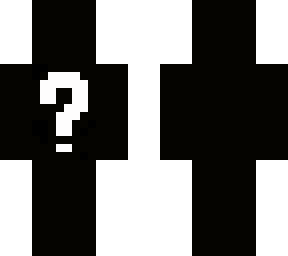 black man with white question mark
