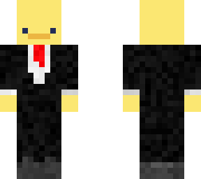 duck w/ business suit