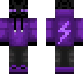 enderman with thunderbolt