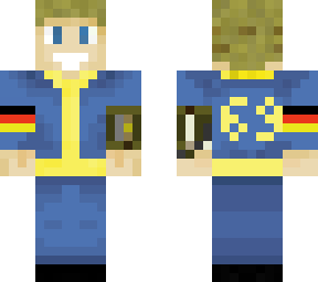 vault boy with a german band