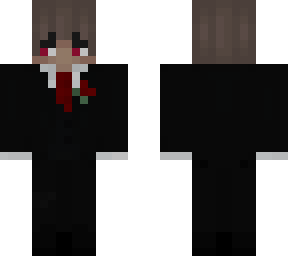brown hair boy in fancy suit