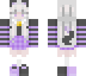 cat girlie purple