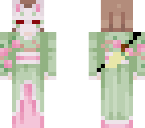 its a ninja but insted of a ninja sword a she has a banana sword