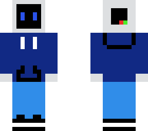 blue computer boy