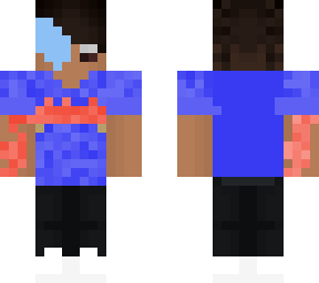 blue man