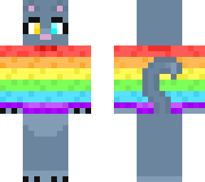 rocket with rainbow sweater
