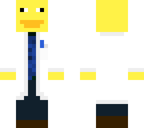 smart scientist duck