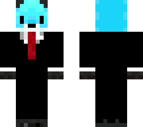blue fox in suit updated version
