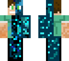 blue infected skin