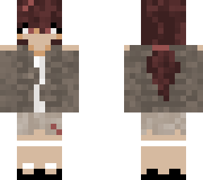 cute maroon haired gal