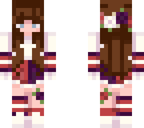 dark pastel flower girl