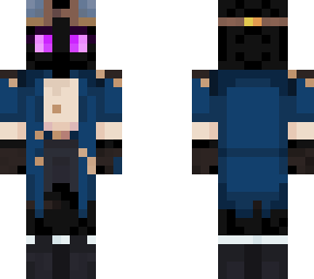 enderman with blue coat