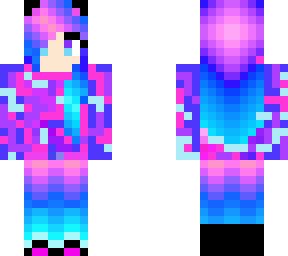 galaxy cat girl kid