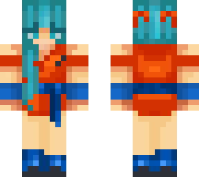 girl goku ssjb (classic)