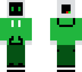 green computer boy