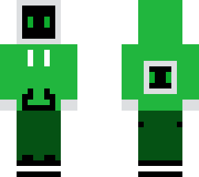green computer boy v2 (hood up)