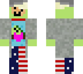 heart belt with a blue shirt - april fools voting