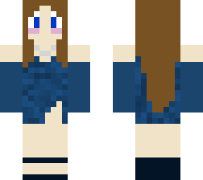 blue dress