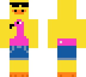 duck with sunglasses