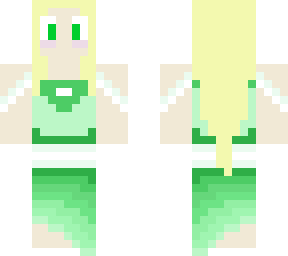 green dress