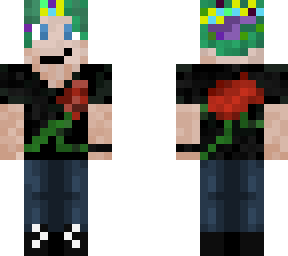 green haired king