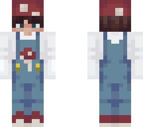 mushroom overalls