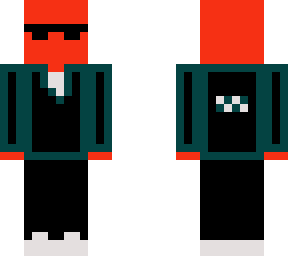 red dude with shades