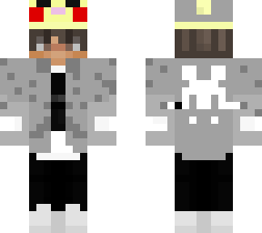 emo boy with cockatiel hat