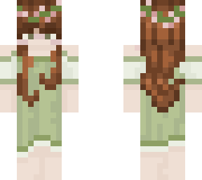 green dress flower girl