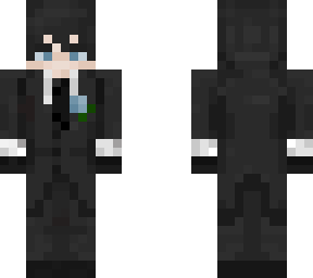 suit with blue details