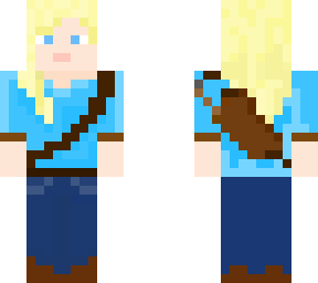 blonde archer girl