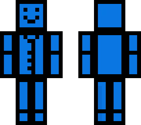 blue man