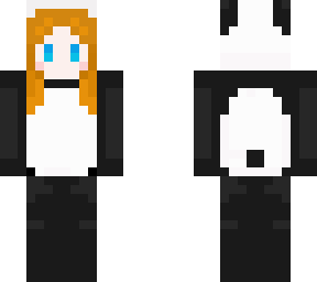 ginger in a panda suit