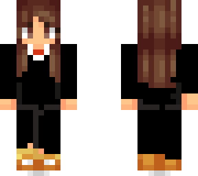 Minecraft Skin Girl Brown Hair