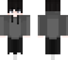 grey hoodie boy black hair