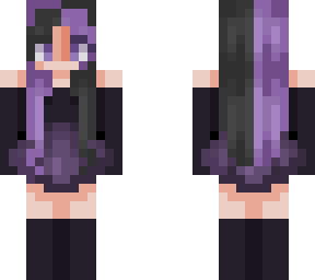 kuromi colour palette inspired skinn!!