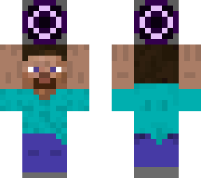 steve holding a, wait this is a survival server!