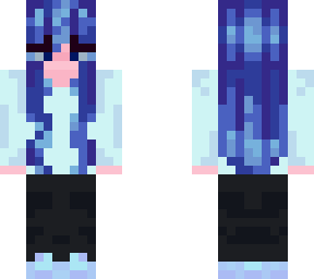 blue girl