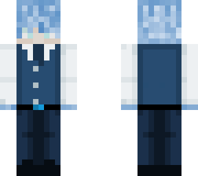 blue suit glacies