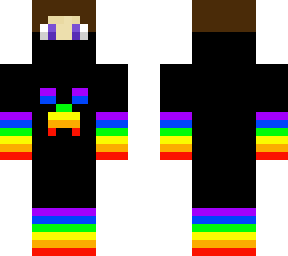 creeper rainbow girl