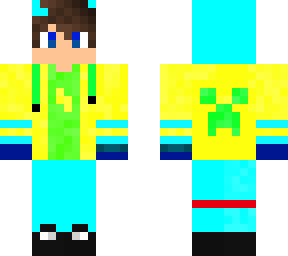 cyan,green, and blue guy