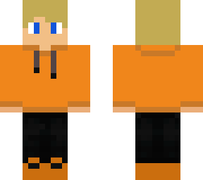 dood in a orange jumper