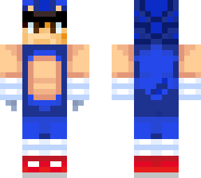 master sonic (me) with a sonic costume :d