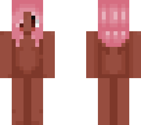 pink hair brown girl base